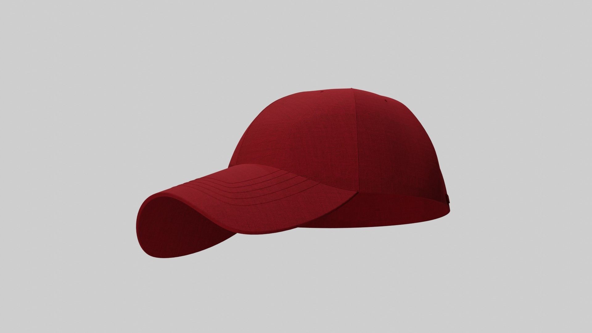Baseball Cap 3D model_1