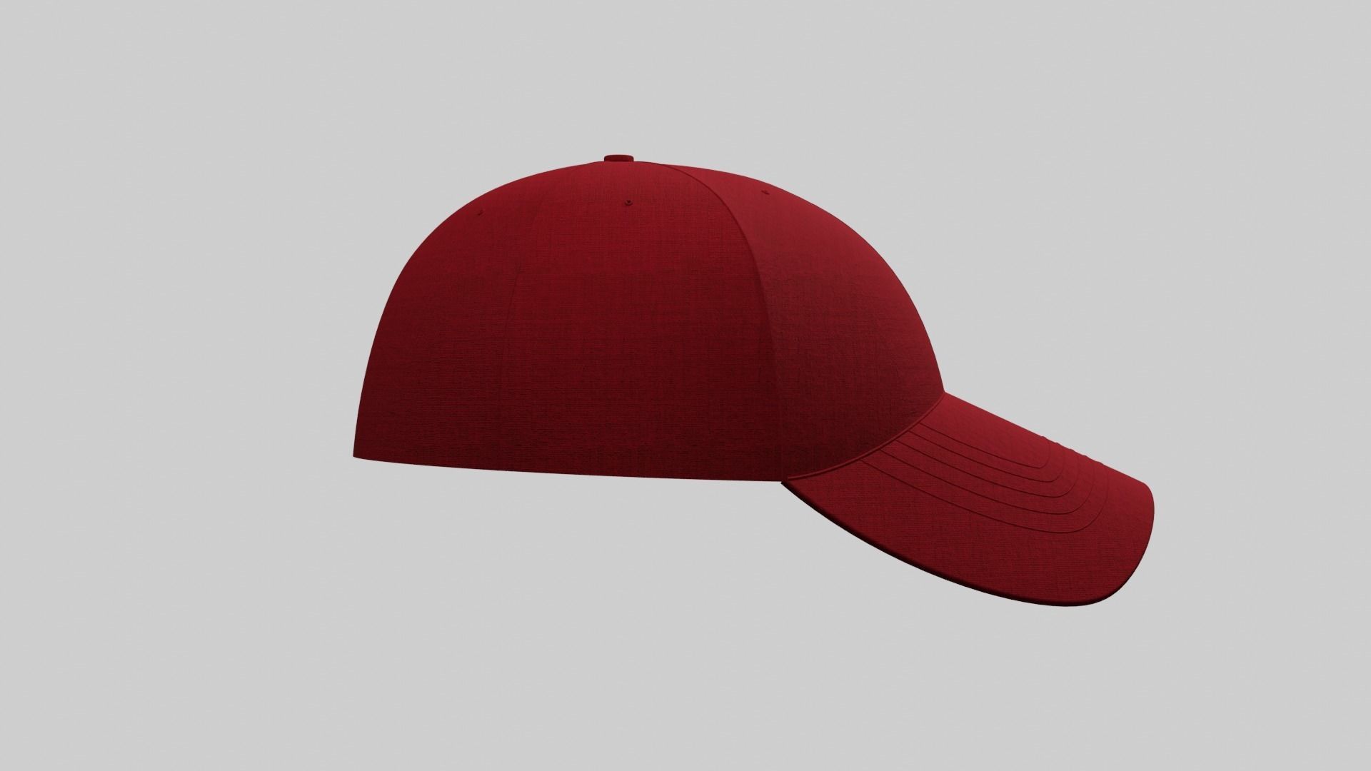 Baseball Cap 3D model_2