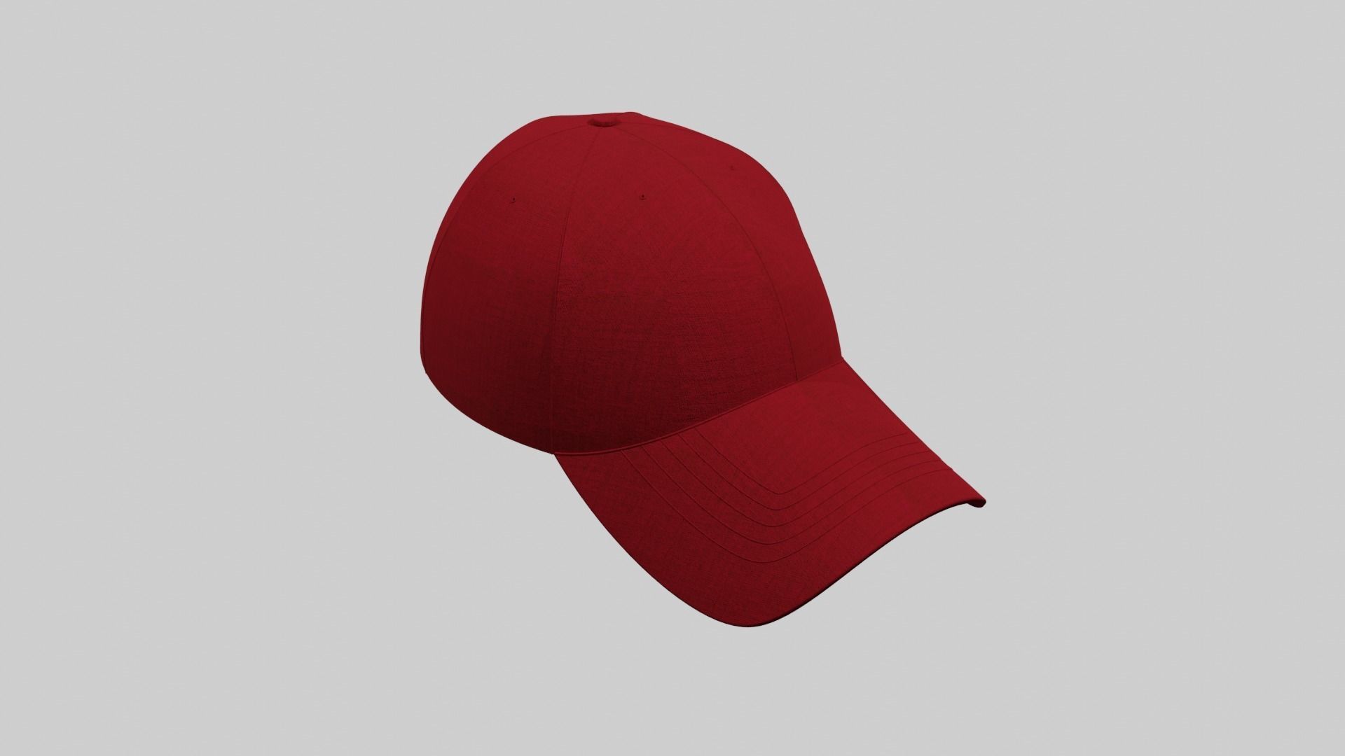 Baseball Cap 3D model_5