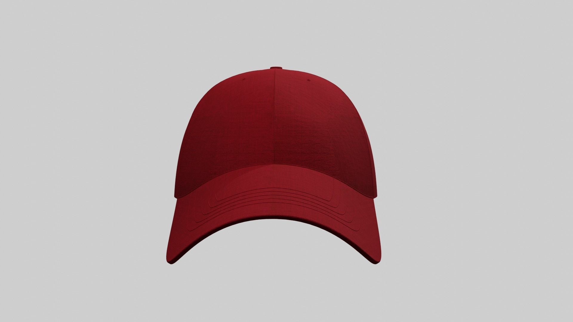 Baseball Cap 3D model_3