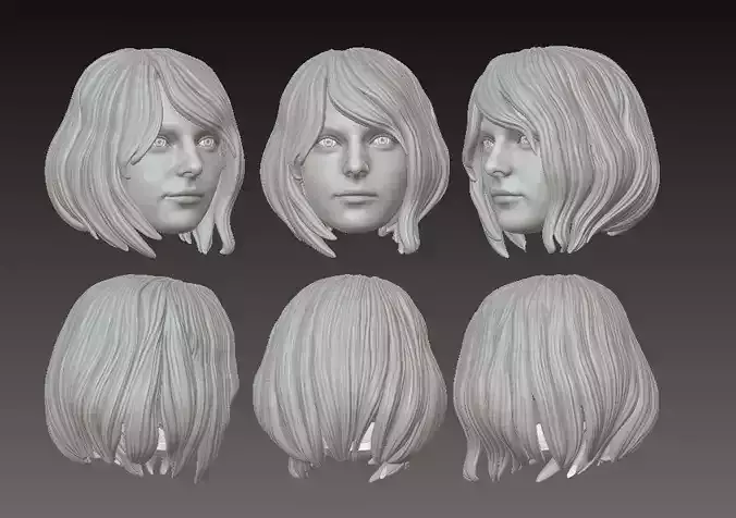 ONE6 Scale Head- Ashley Graham- Resident Evil 4 Remake