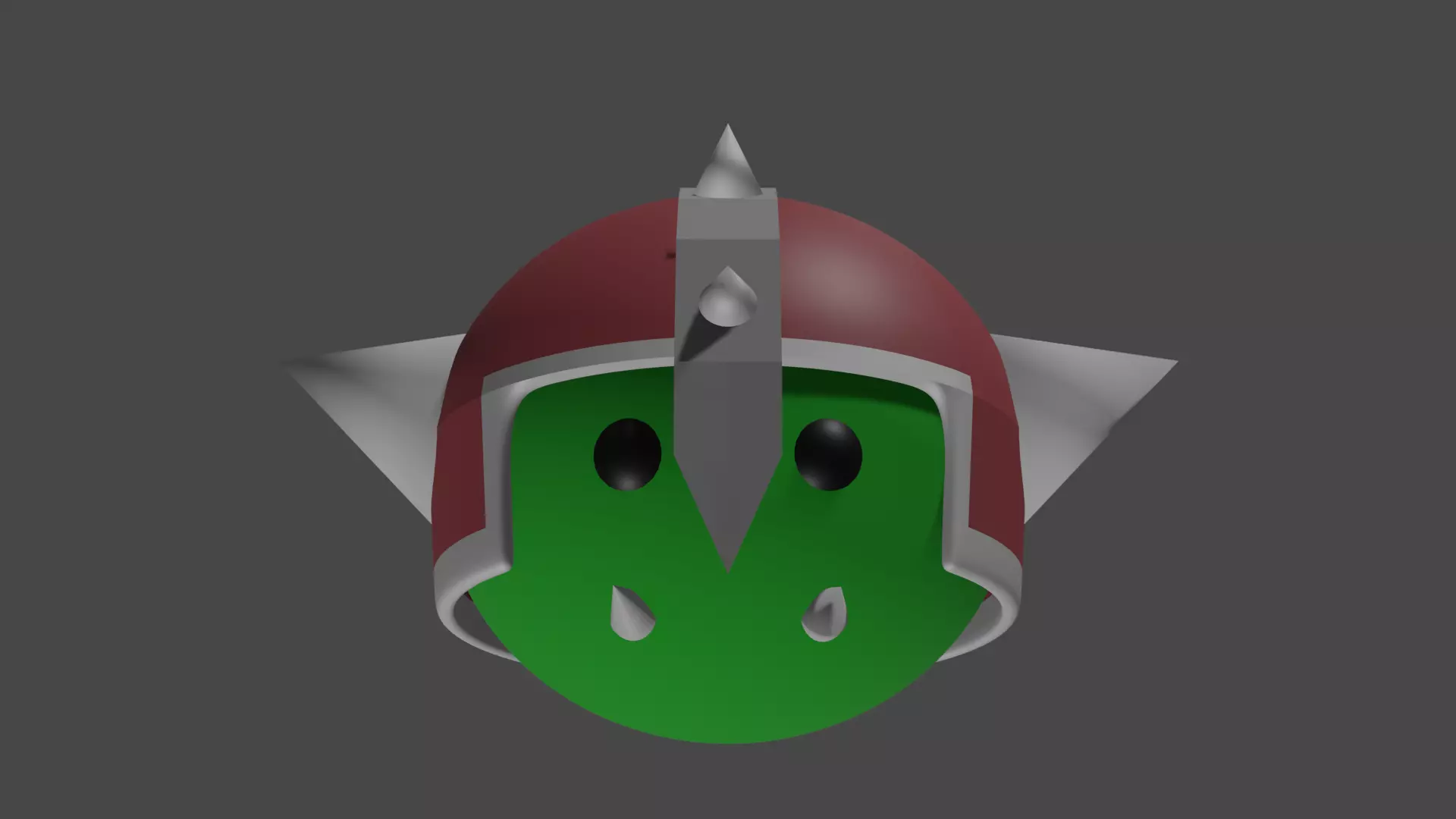 WoW Orc Head Mini 3D print model