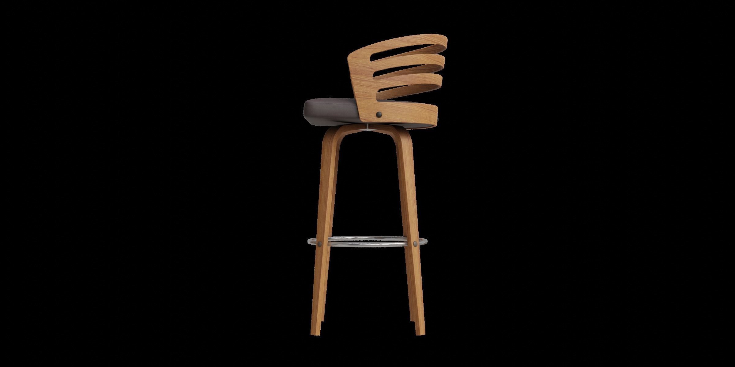 Jayden Counter Stool Low-poly 3D model_7