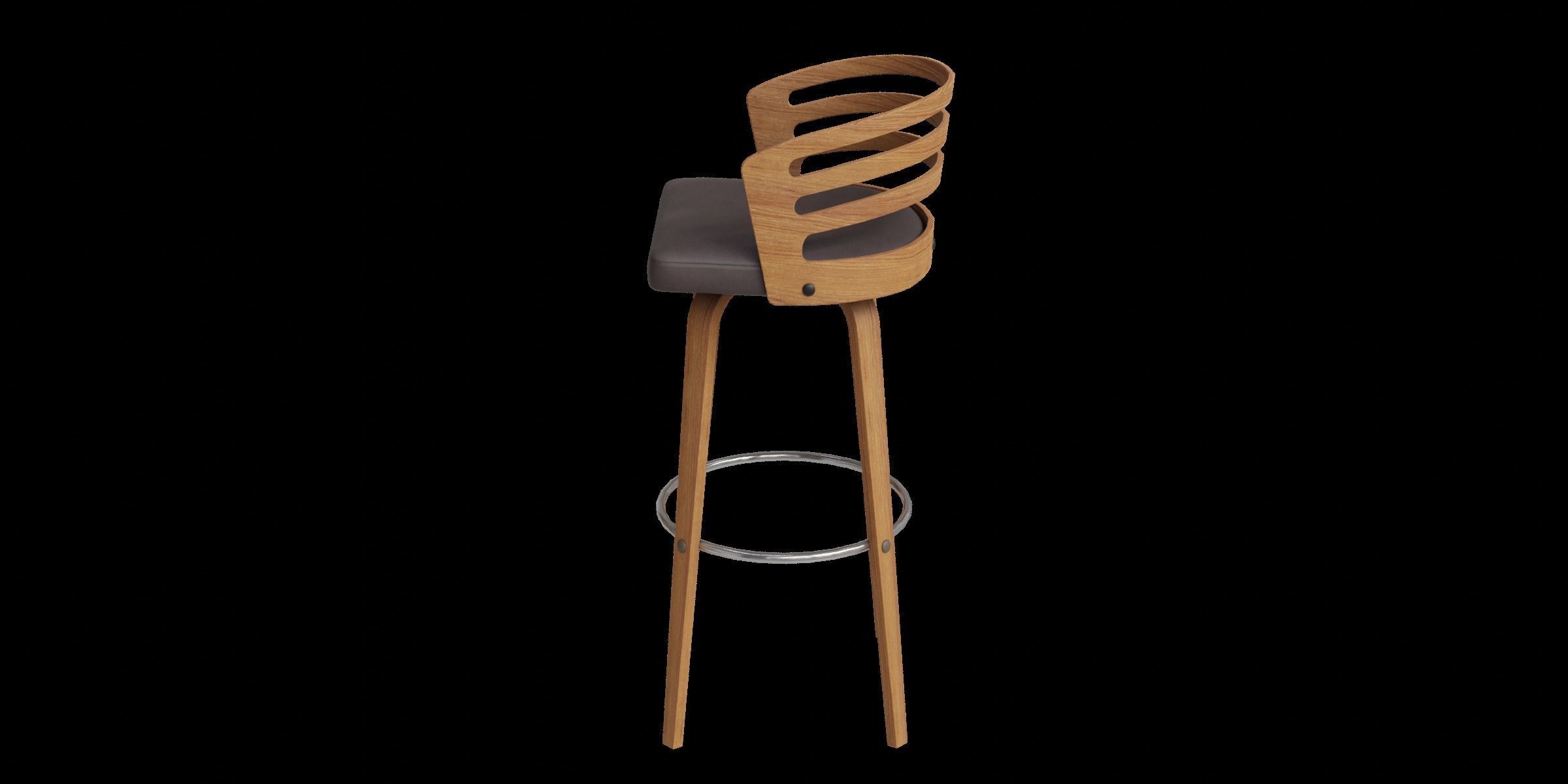 Jayden Counter Stool Low-poly 3D model_11