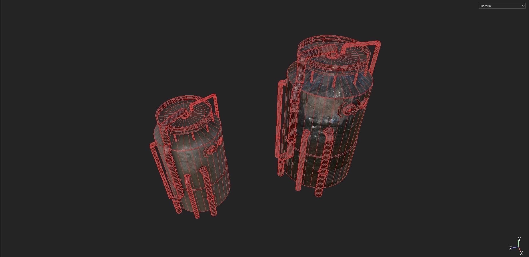Industrial Props Pack 2 Low-poly 3D model_8