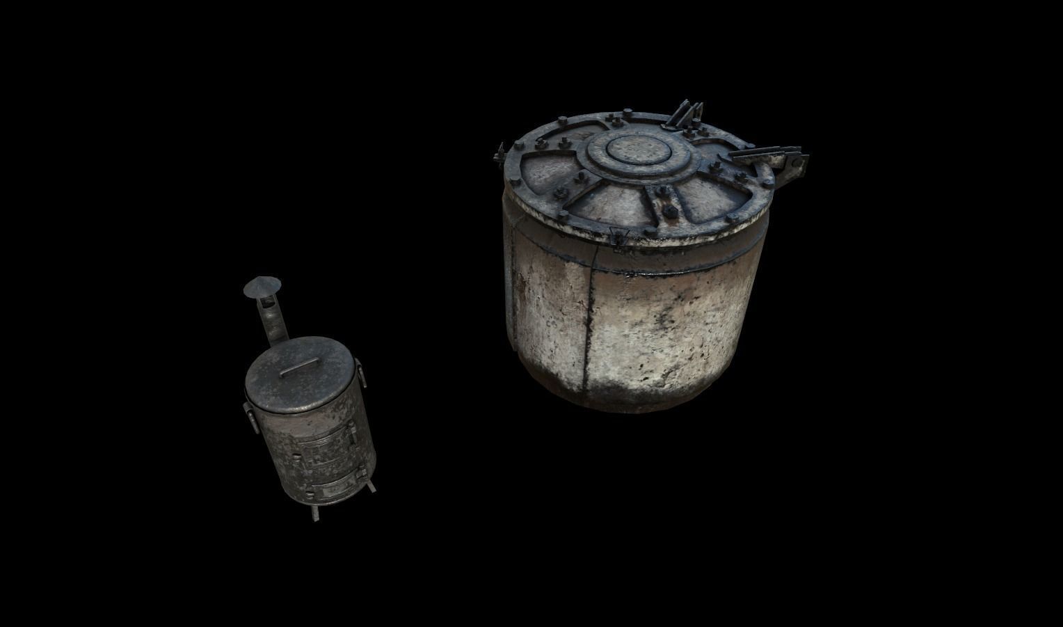 Industrial Props Pack 2 Low-poly 3D model_3