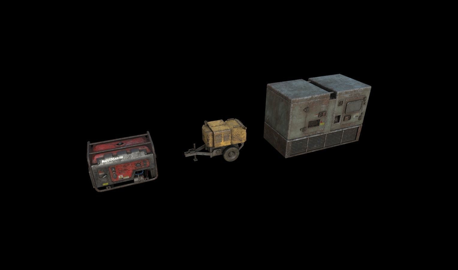 Industrial Props Pack 2 Low-poly 3D model_5