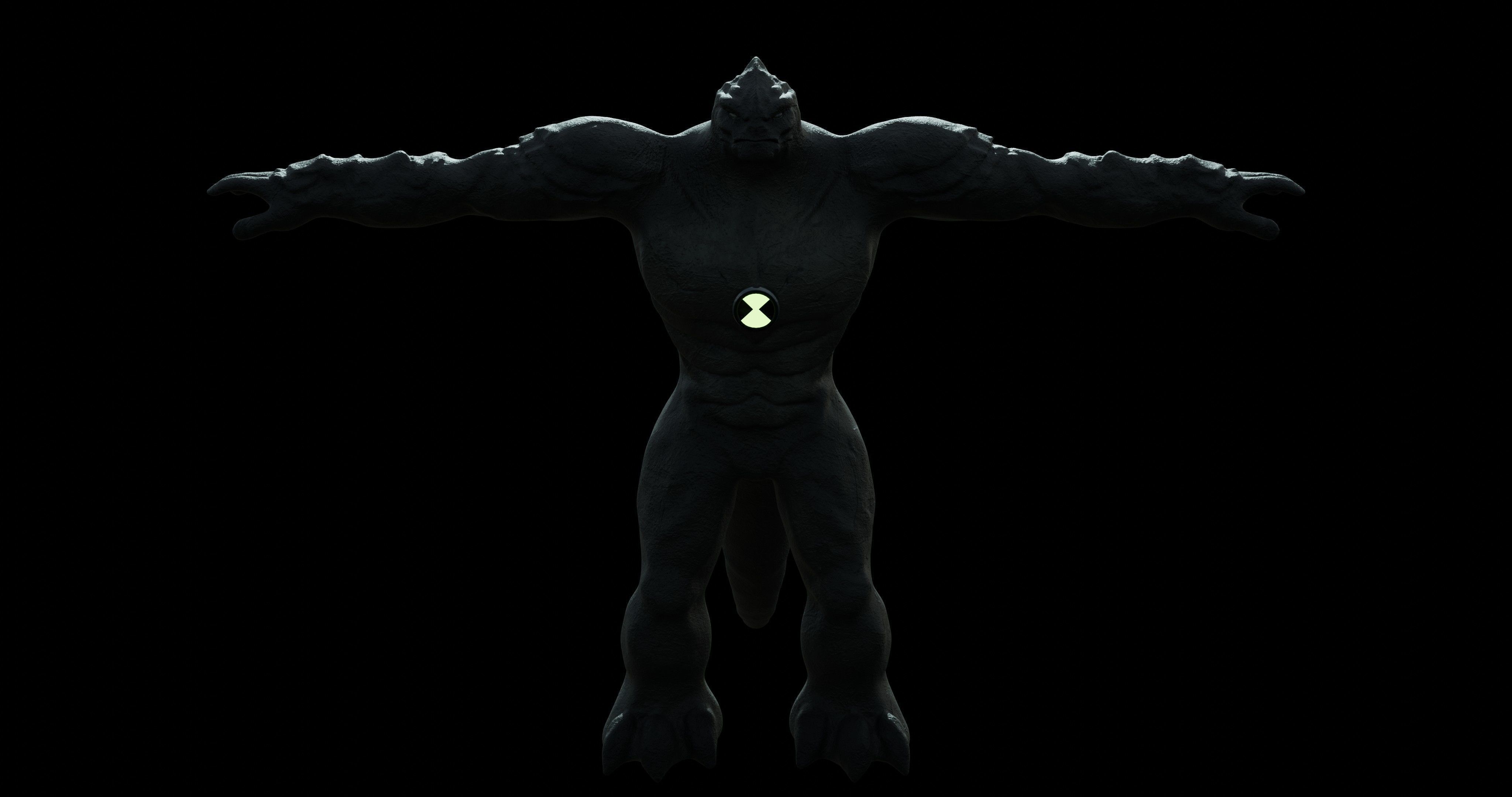 Ben 10 Humungousaur 3D Model 3D model_6