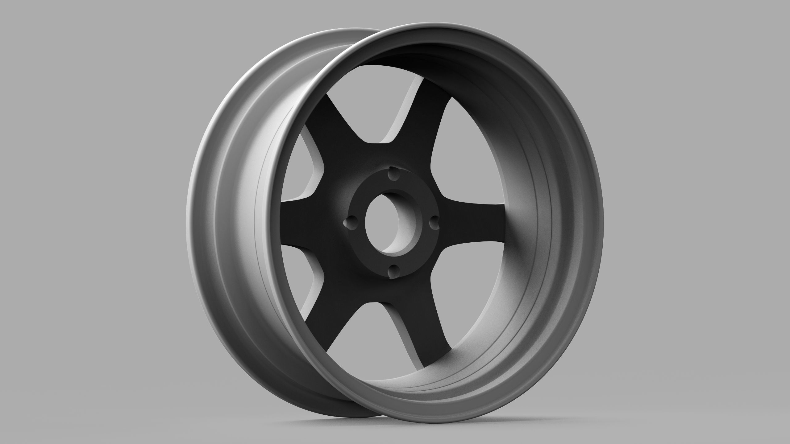 Volk RAYS TE37 OG Low-poly 3D model_9