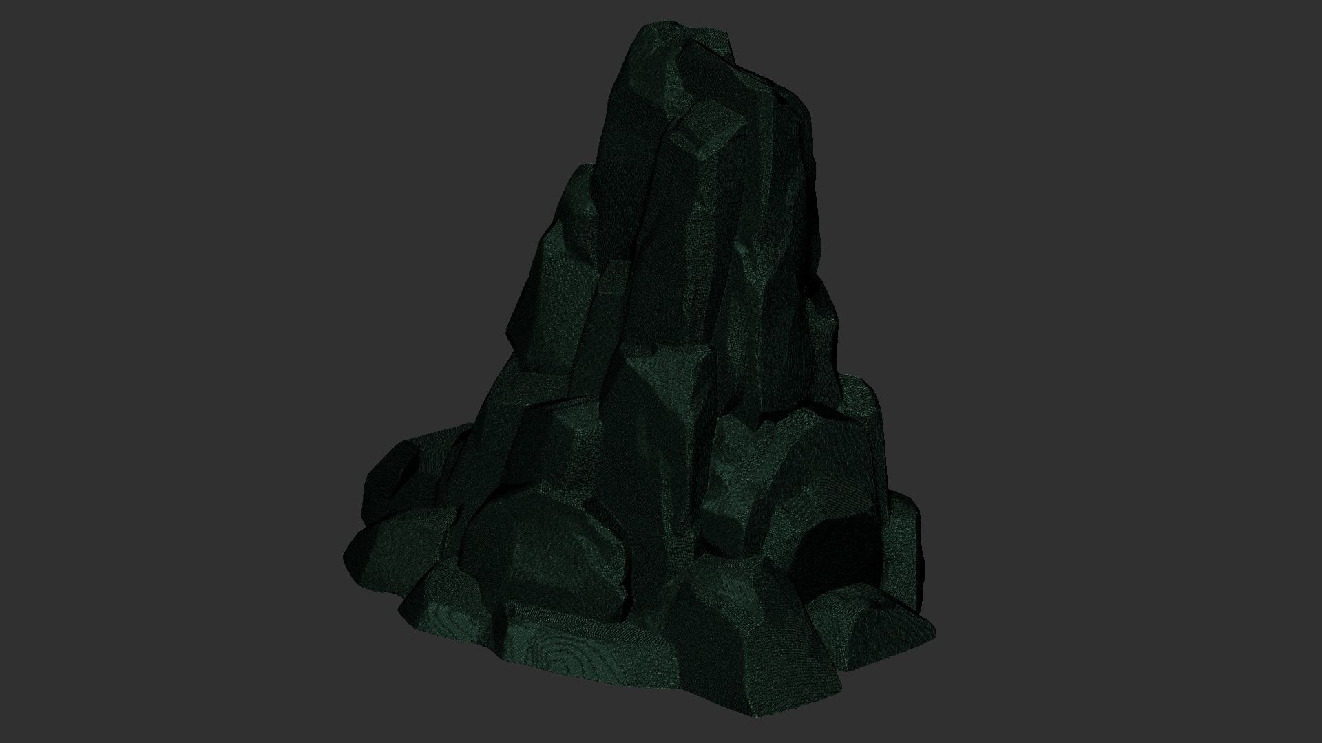 3D Mountain rock Zbrush sculpt 3D model_25