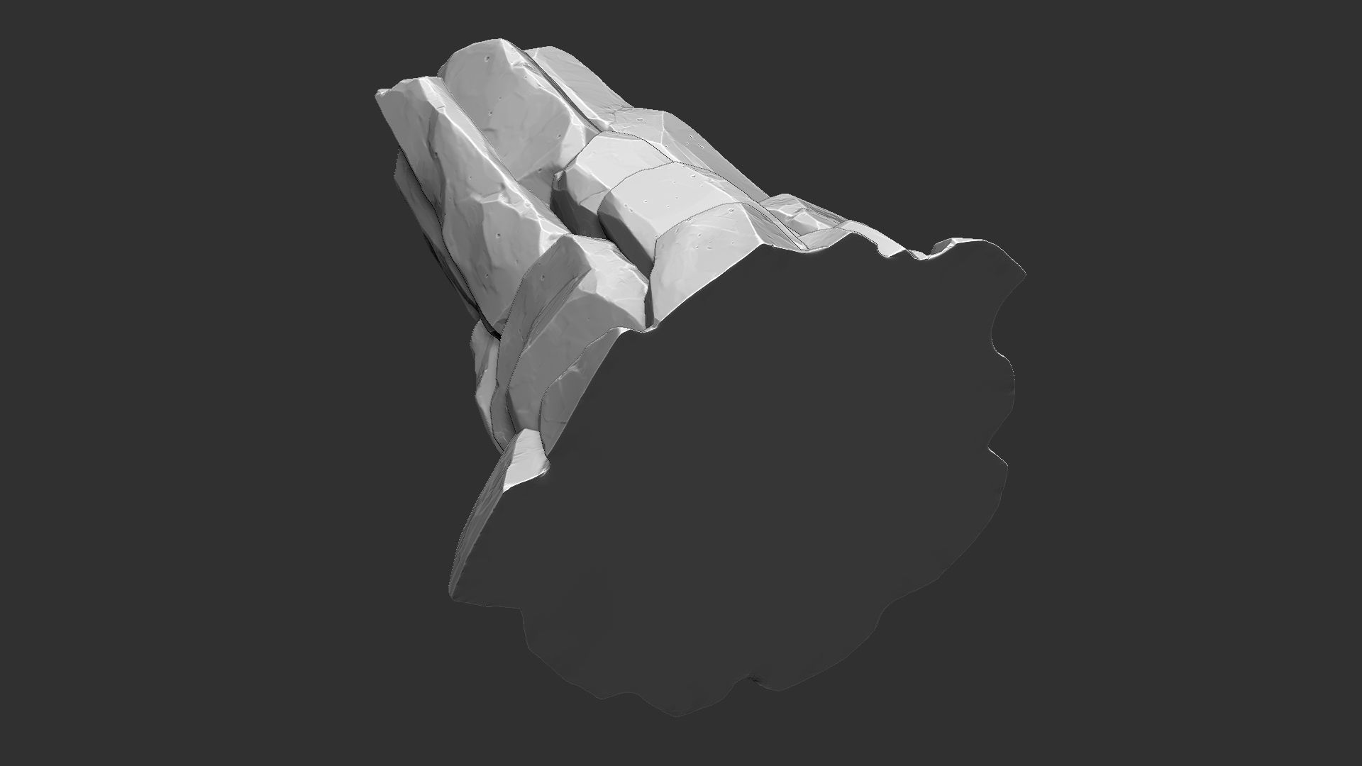 3D Mountain rock Zbrush sculpt 3D model_12