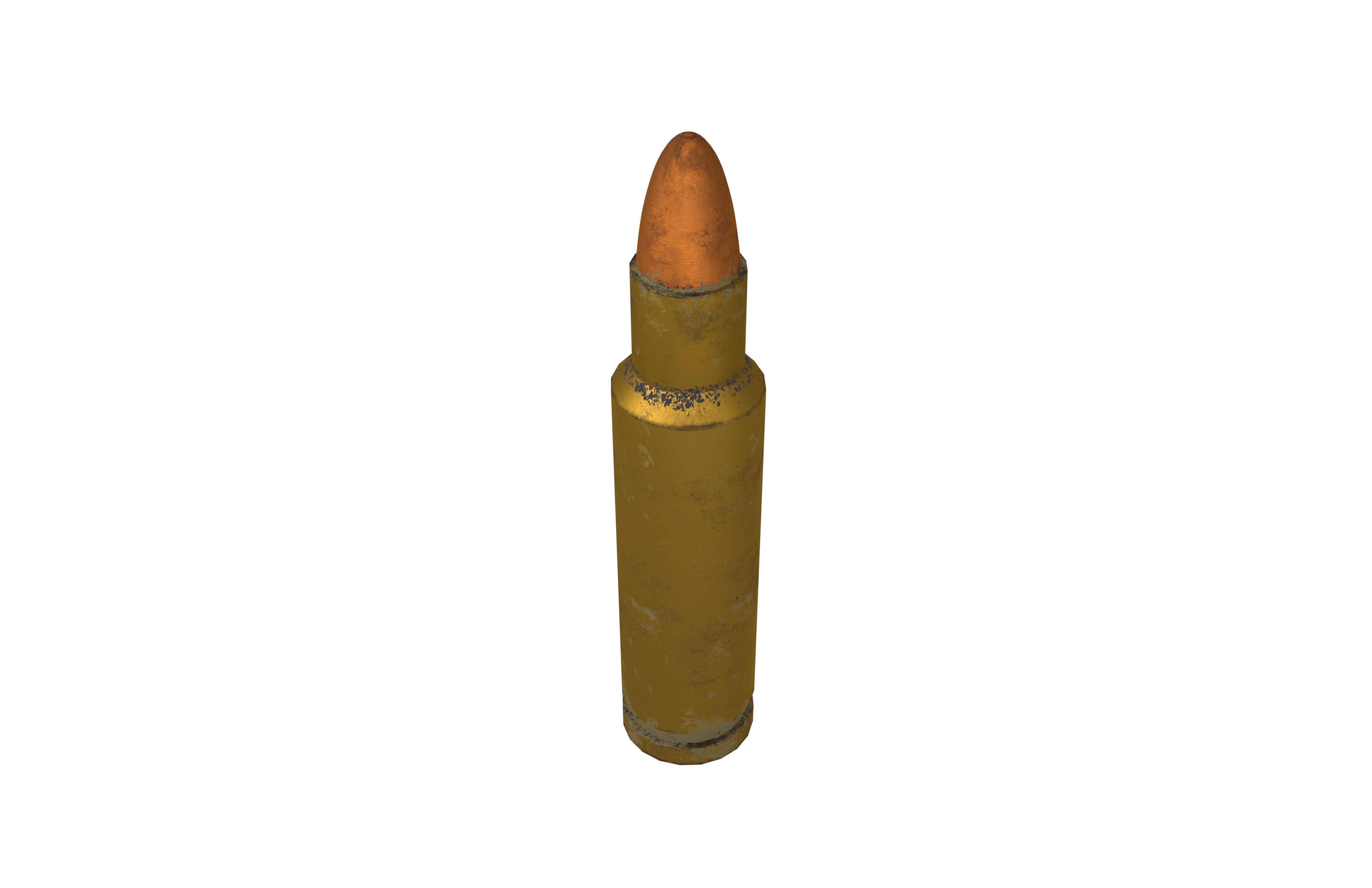 Army Bullets v1 005 Low-poly 3D model_2