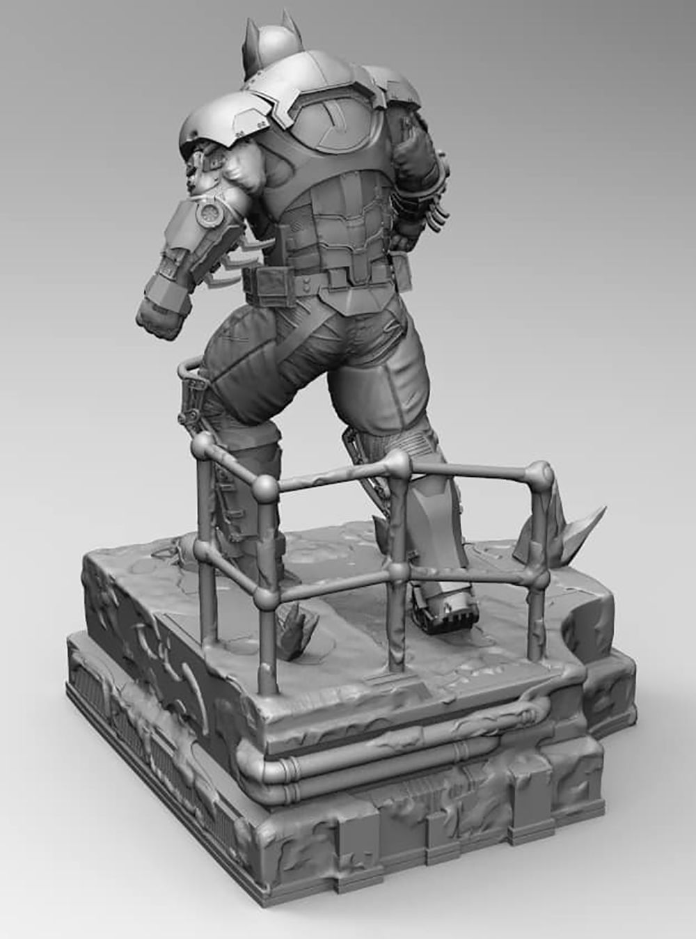 Batman Arkham Origins XE Suit 3D Model Ready to Print 3D print model_6