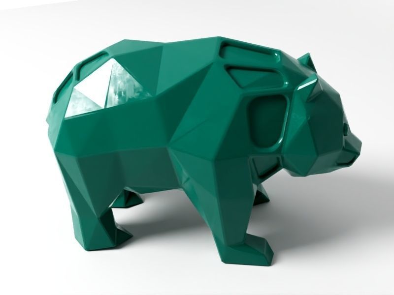 Polygon Panda 3D print model_5