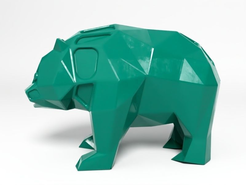 Polygon Panda 3D print model_2