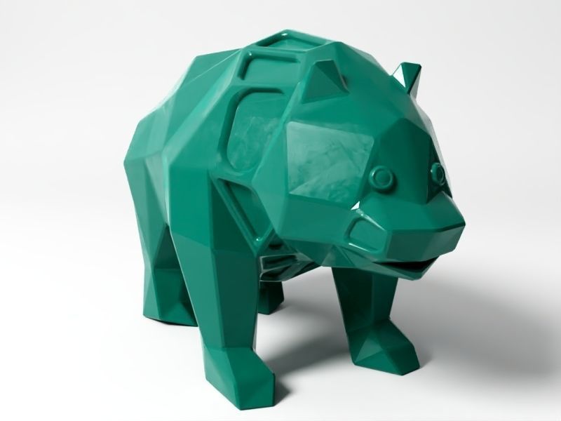Polygon Panda 3D print model_6