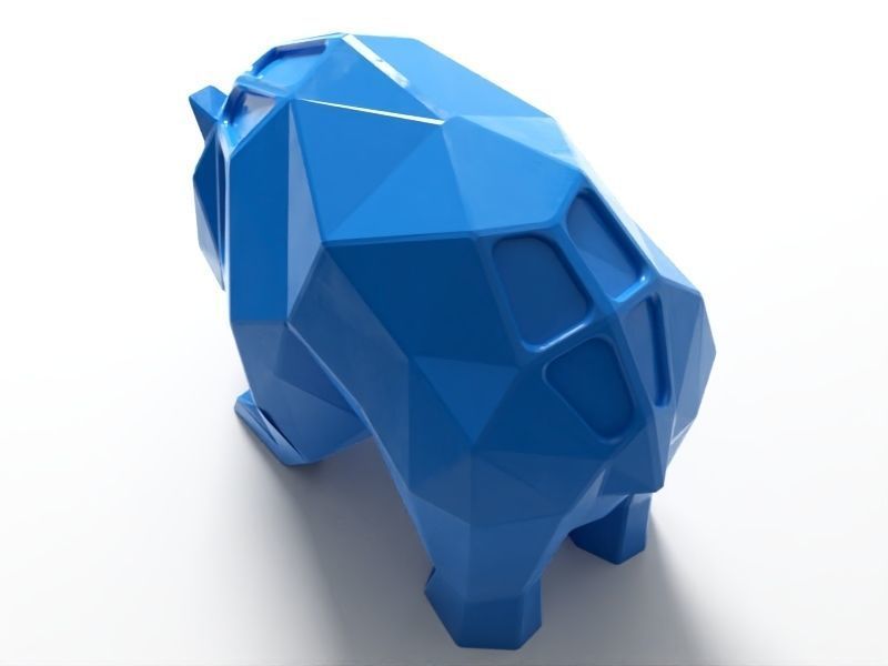 Polygon Panda 3D print model_3