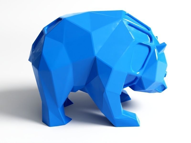 Polygon Panda 3D print model_5