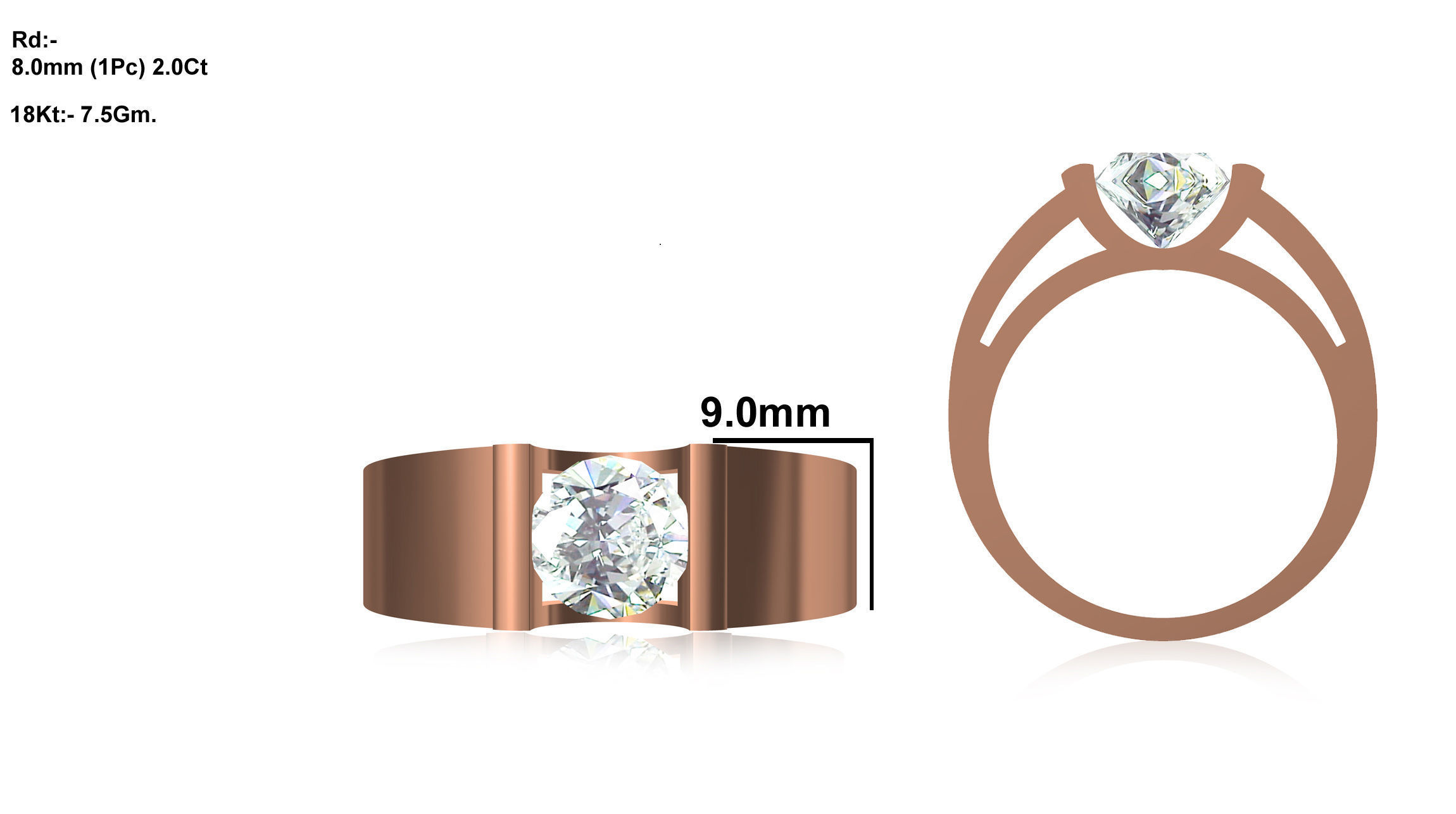 Mens Ring STL OBJ FBX JCD Details 3D print model_1