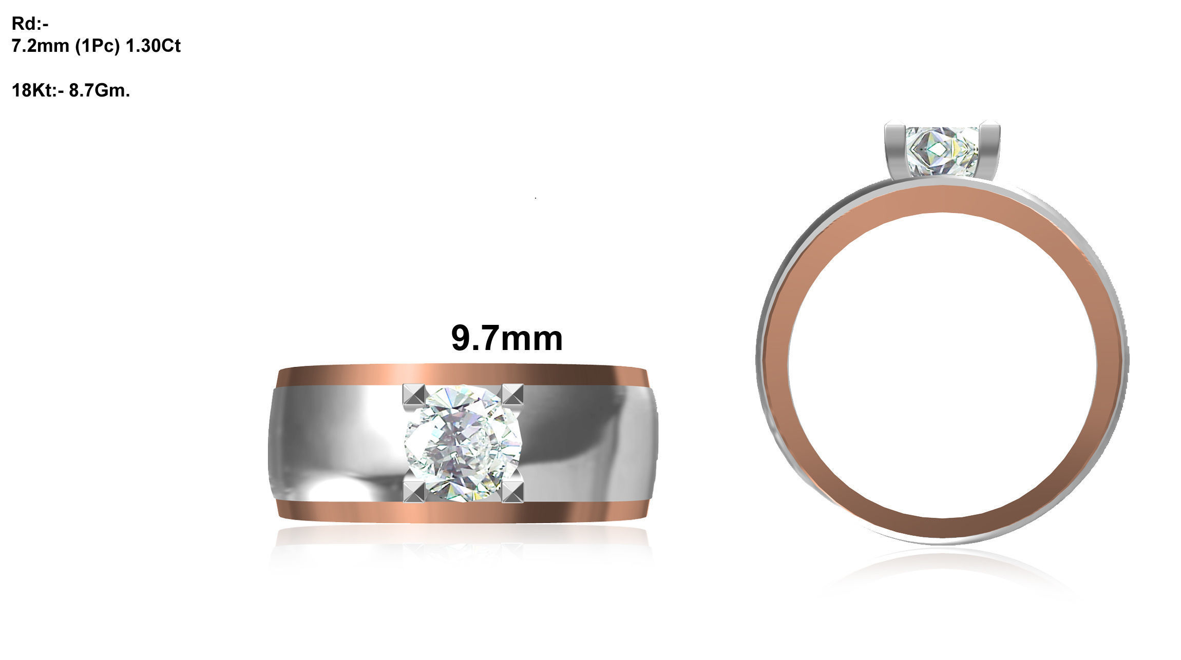 Mens Ring STL OBJ FBX JCD Details 3D print model_1