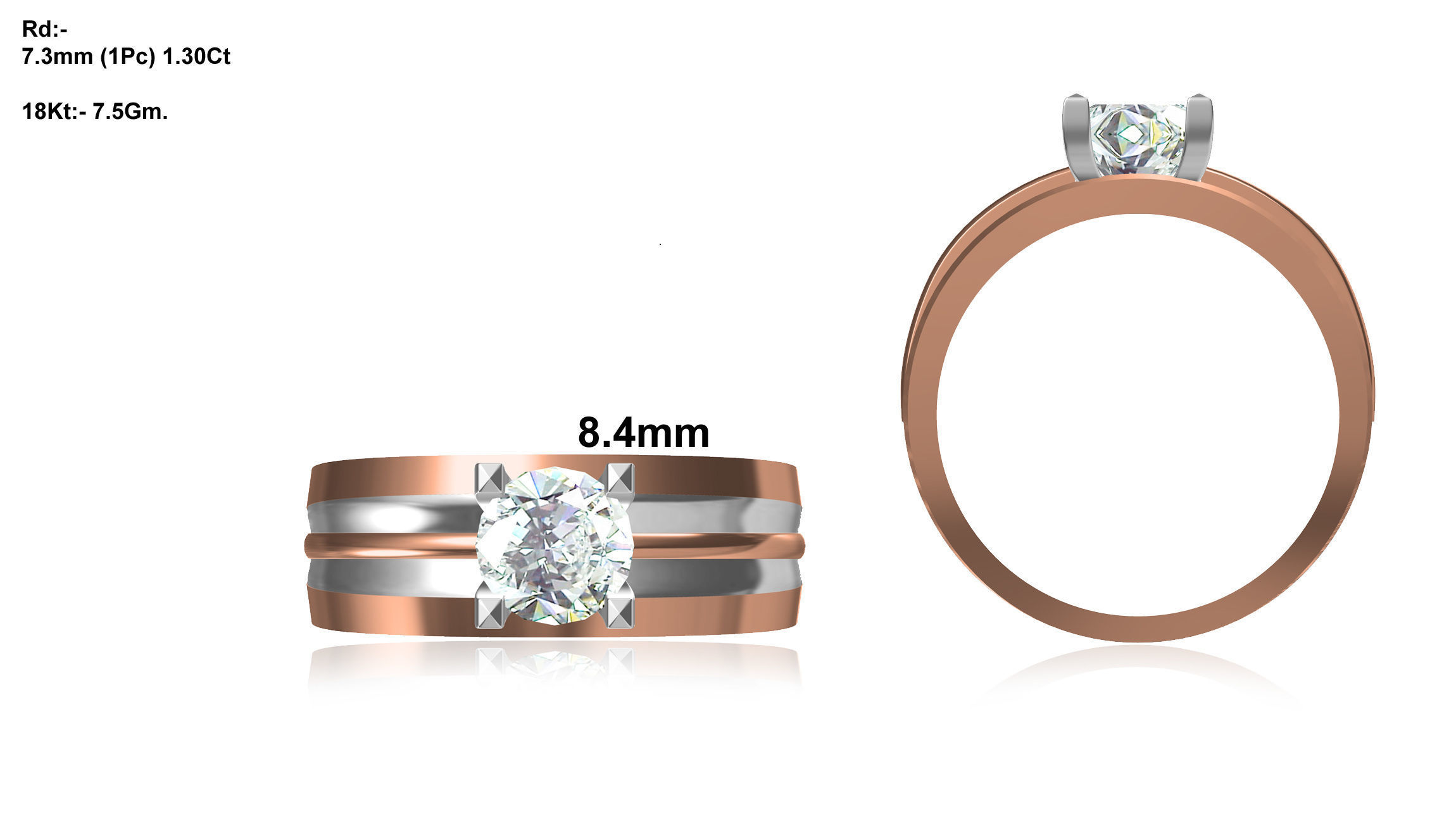 Mens Ring STL OBJ FBX JCD Details 3D print model_1