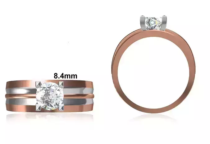 Mens Ring STL OBJ FBX JCD Details