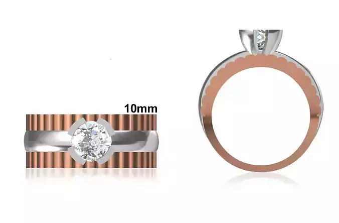 Mens Ring STL OBJ FBX JCD Details