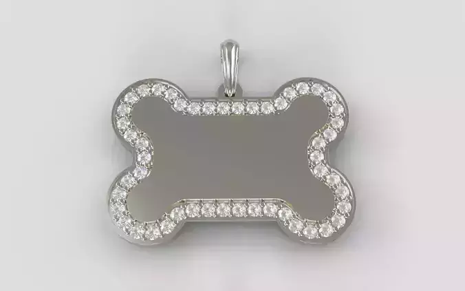 Engravable Dog Nametag - Large