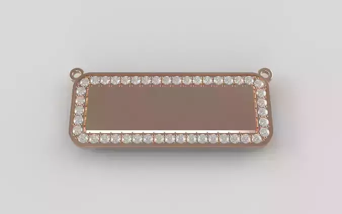 Engravable NamePlate - Border - v2