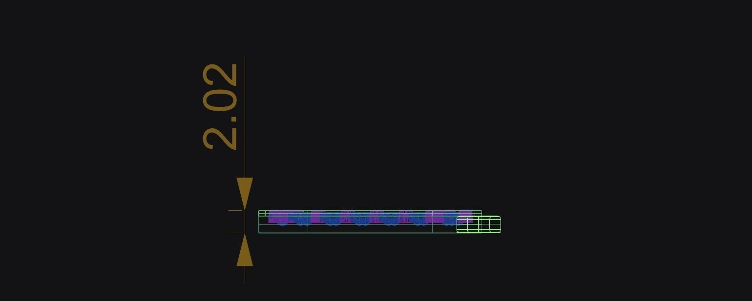 Engravable NamePlate - Border - v2 3D print model_5