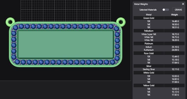 Engravable NamePlate - Border - v2 3D print model_2