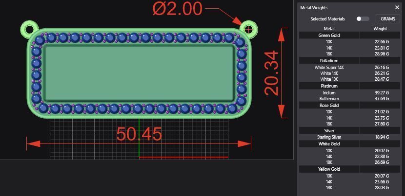 Engravable NamePlate - Border - v2 3D print model_3