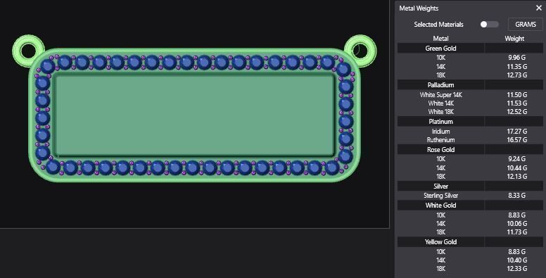 Engravable NamePlate - Border - v1 3D print model_2