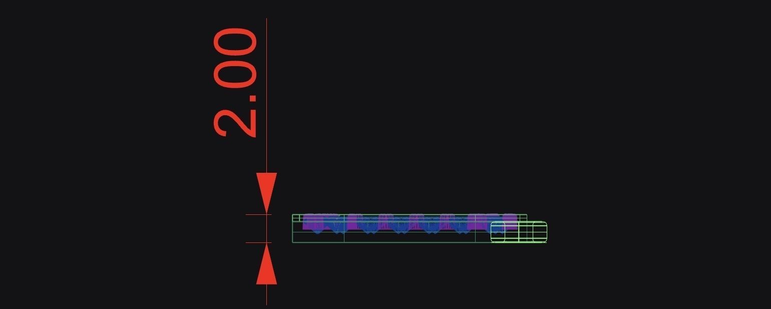 Engravable NamePlate - Border - v1 3D print model_5