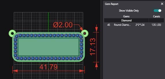 Engravable NamePlate - Border - v1 3D print model_4