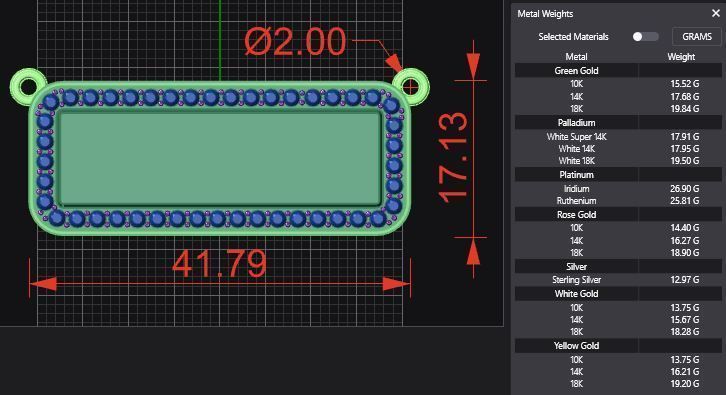 Engravable NamePlate - Border - v1 3D print model_3