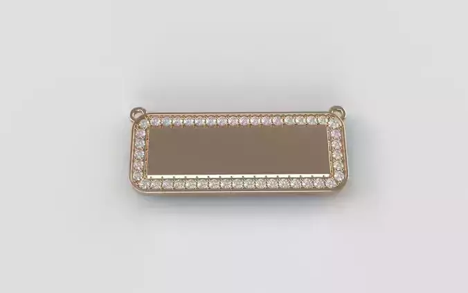 Engravable NamePlate - Border - v1