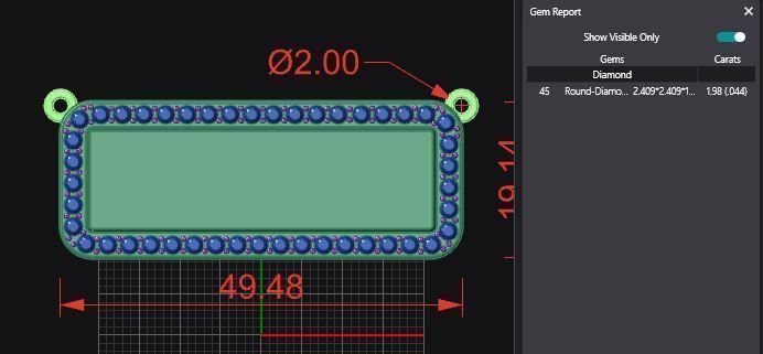 Engravable NamePlate -  No Border - v2 3D print model_1