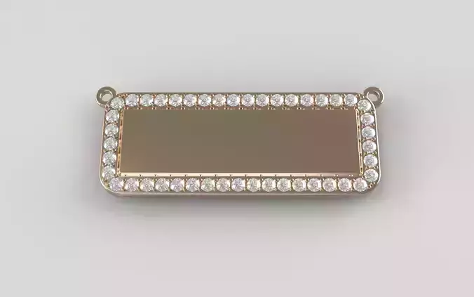 Engravable NamePlate -  No Border - v2