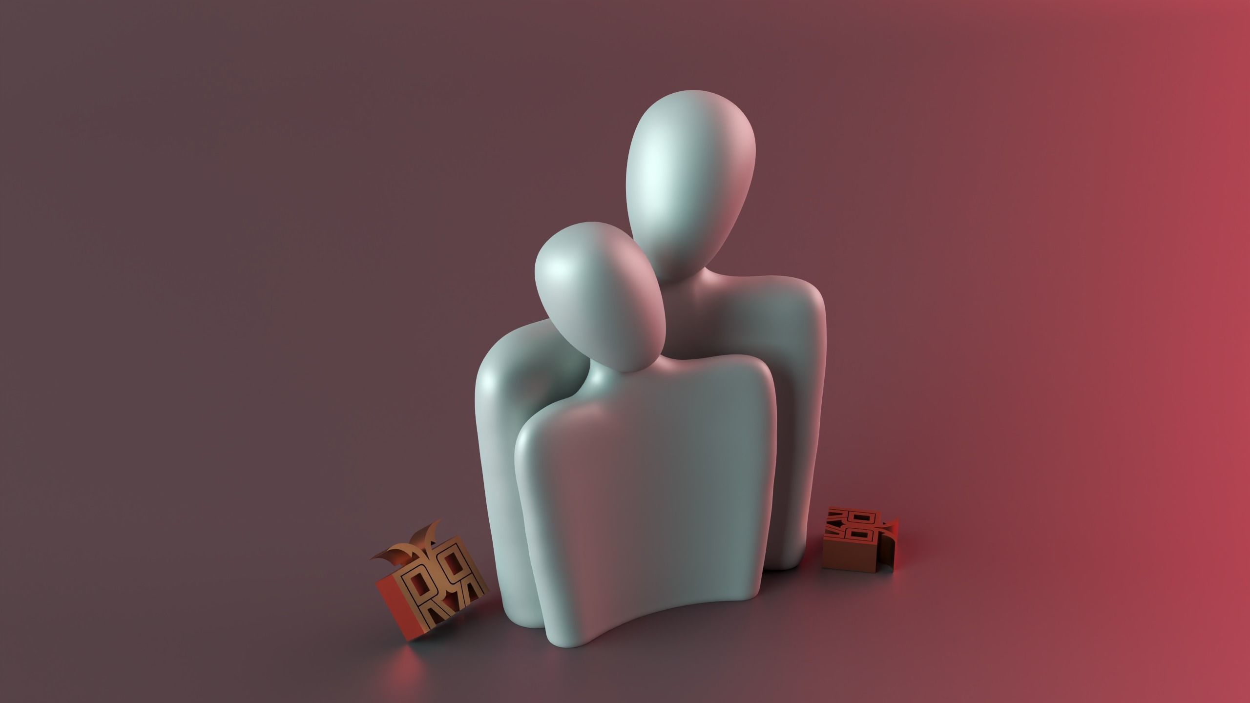  WARM EMBRACE OF THE FAMILY  3D print model_11