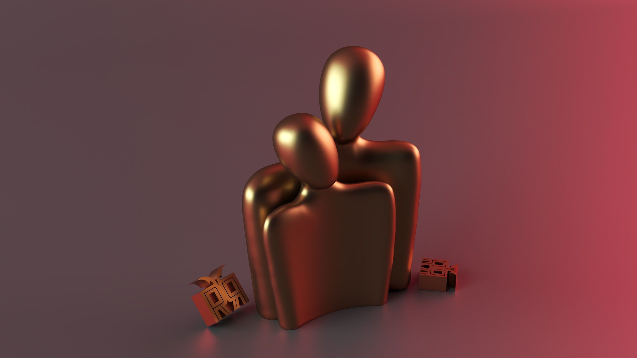  WARM EMBRACE OF THE FAMILY  3D print model_1