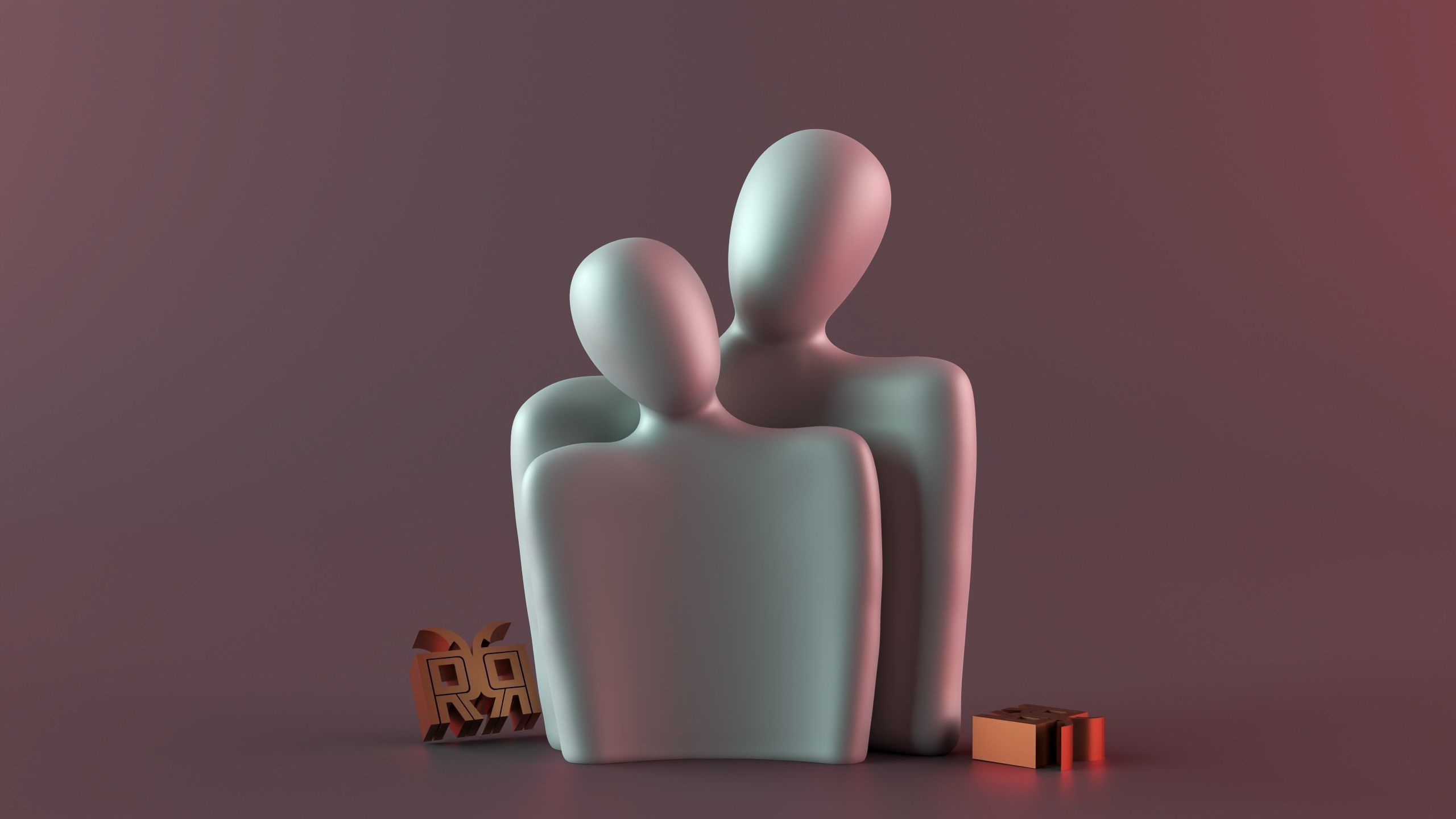  WARM EMBRACE OF THE FAMILY  3D print model_8