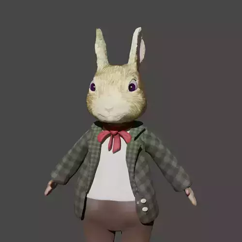 Rabbit 3d Model