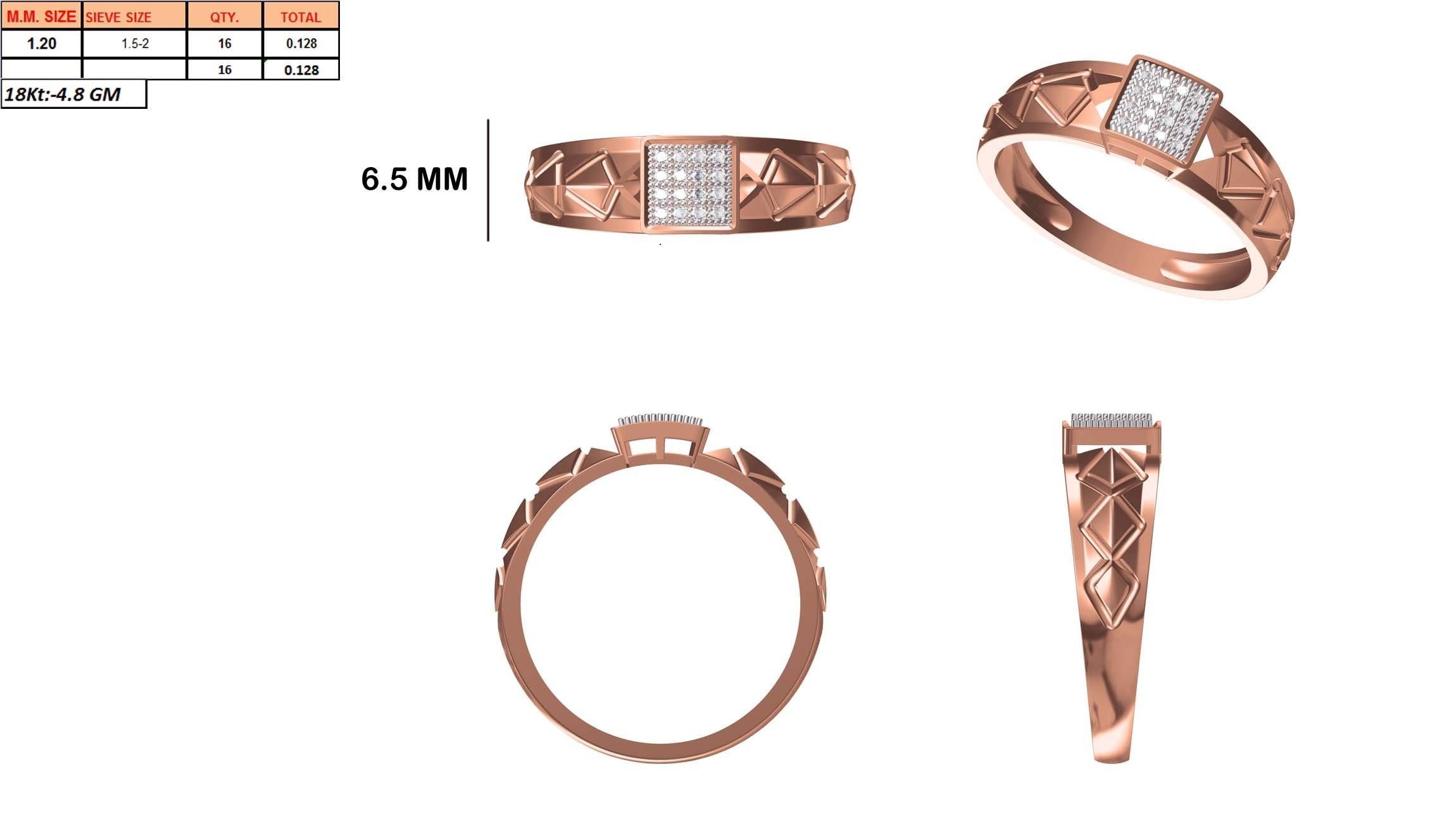 Mens Ring STL OBJ FBX JCD Details 3D print model_1