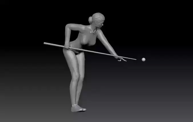 BILLIARDS GIRL 1