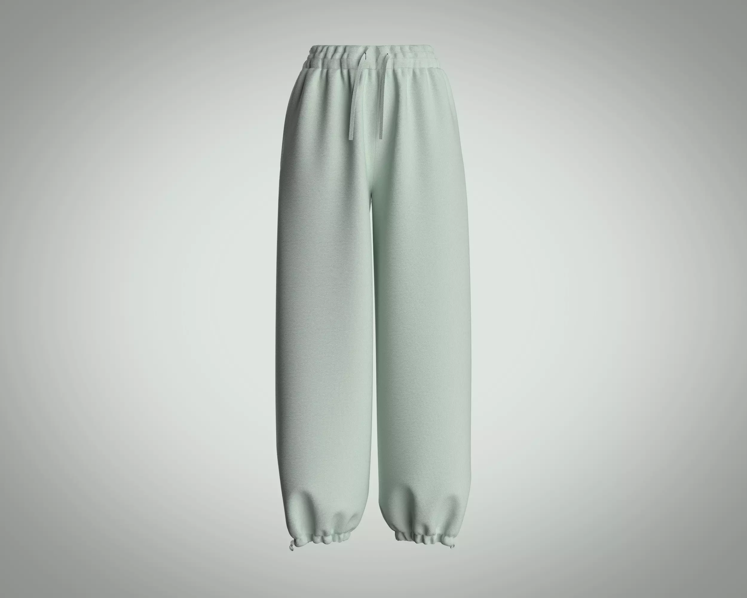 Girls Jogger 3D model_0