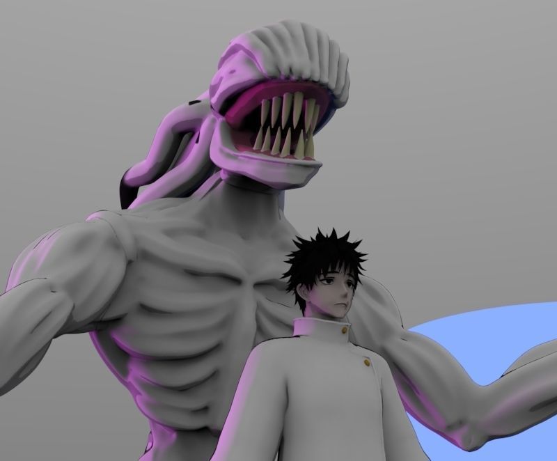 JUJUTSU KAISEN 0 YUTA OKKOTSU AND RIKA 3D print model_2
