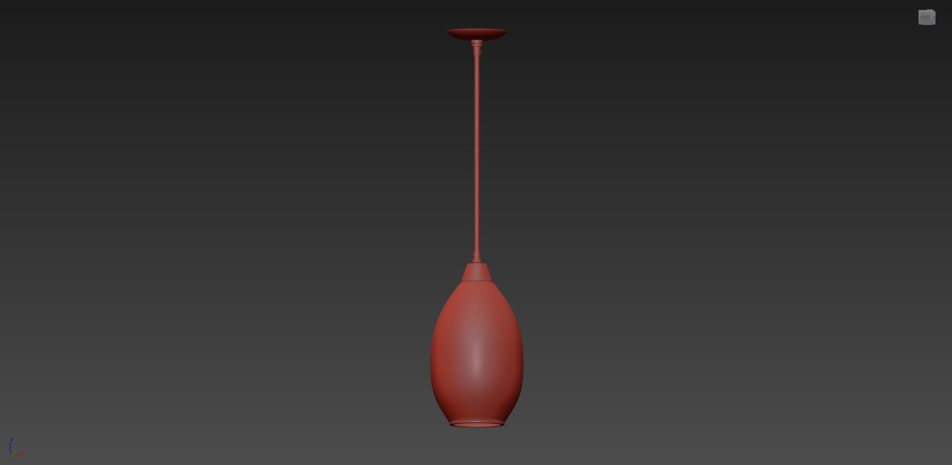 Amber Mini Pendant by Arteriors 3D model_9