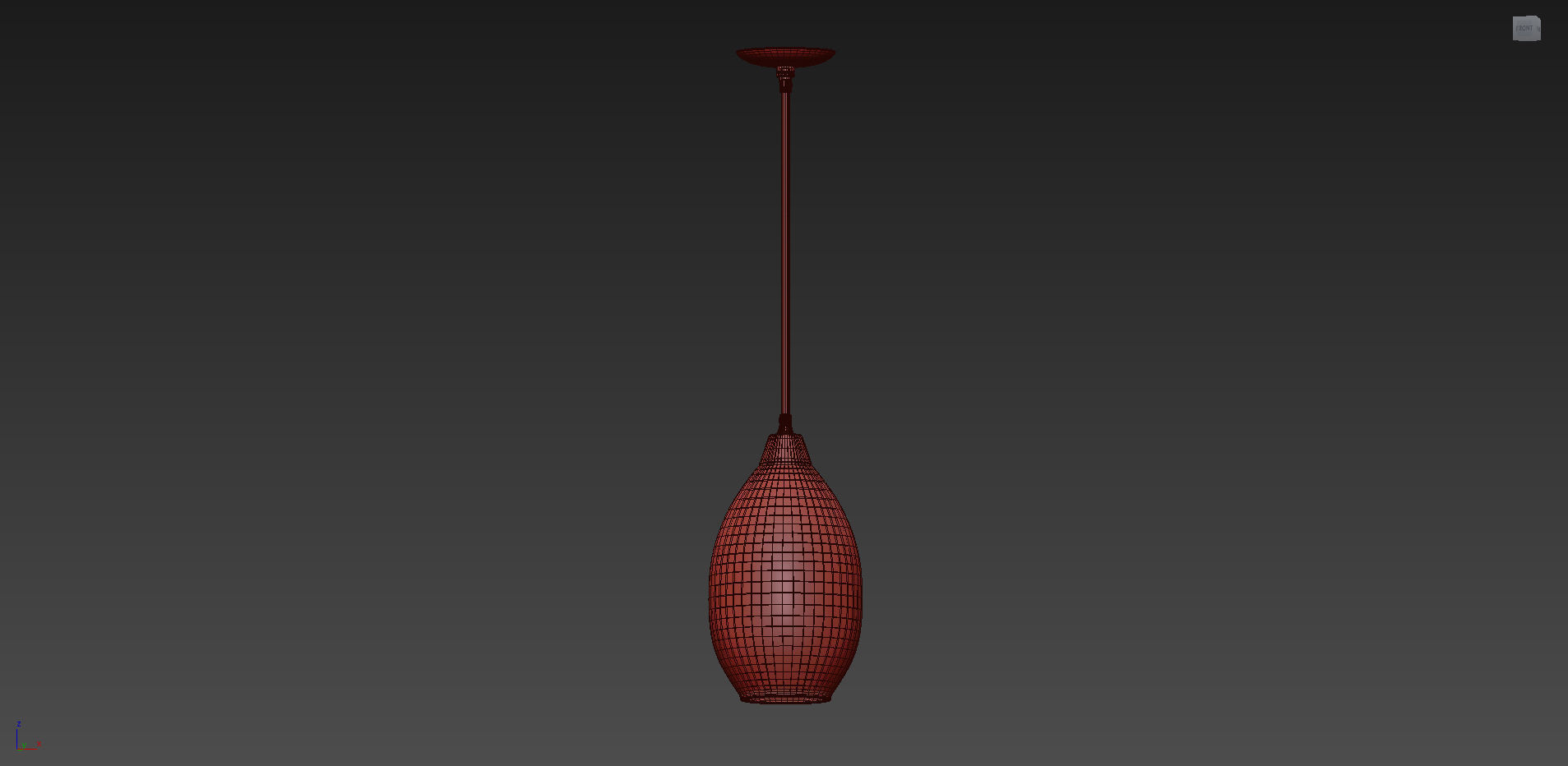 Amber Mini Pendant by Arteriors 3D model_8