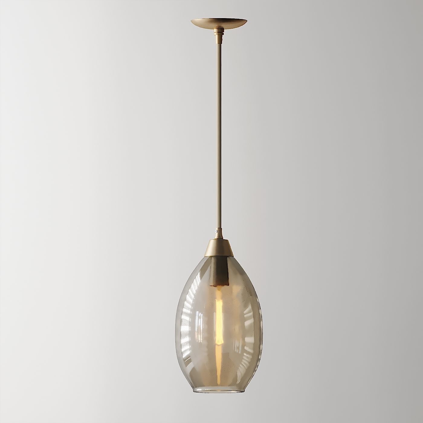 Amber Mini Pendant by Arteriors 3D model_2